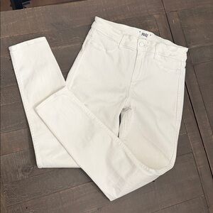 Anthropologie Paige Hoxton Ankle High-Rise Skinny Jean White Size 29